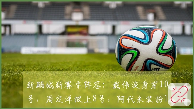 新鹏城新赛季阵容：戴伟浚身穿10号，周定洋披上8号，阿代米装扮11号